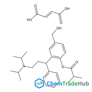 2-[(1R)-3-(Diisopropylamino)-1-phenylpropyl]-4-(hydroxymethyl)phenyl 2-methylpropanoate (2E)-2-butenedioate (1:1)