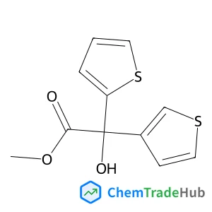 Methyl hydroxy(2-thienyl)3-thienylacetate structure Methyl hydroxy(2-thienyl)3-thienylacetate structure