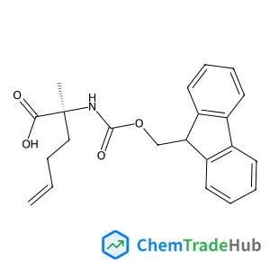 (S)-2-((((9H-FLUOREN-9-YL)METHOXY)CARBONYL)AMINO)-2-METHYLHEX-5-ENOICACID
