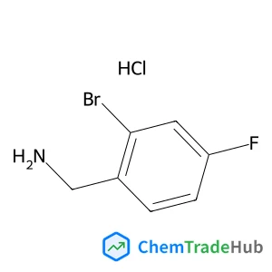 1-(2-Bromo-4-fluorophenyl)methanamine hydrochloride (1:1)
