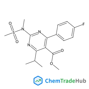 Methyl 4-(4-fluorophenyl)-6-isopropyl-2-[methyl(methylsulfonyl)amino]-5-pyrimidinecarboxylate