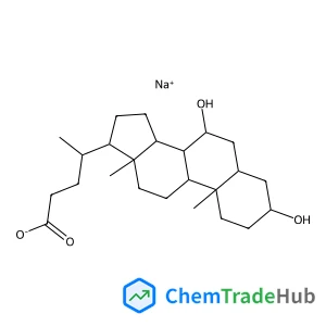 Sodium (3alpha,5beta,7beta)-3,7-dihydroxycholan-24-oate