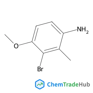 3-Bromo-4-methoxy-2-methylaniline structure