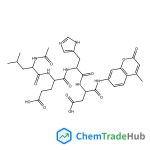 Ac-Leu-Glu-His-Asp-AMC trifluoroacetate salt