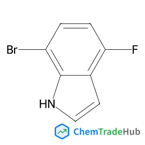 7-Bromo-4-fluoro-1H-indole structure