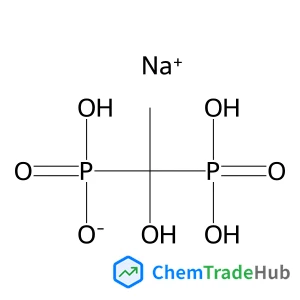 Sodium hydrogen (1-hydroxy-1-phosphonoethyl)phosphonate