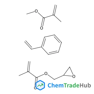 2-Propenoic acid, 2-methyl-, methyl ester, polymer with ethenylbenzene and oxiranylmethyl 2-methyl-2-propenoate