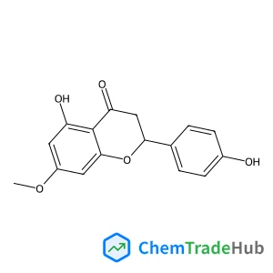 (2S)-5-Hydroxy-2-(4-hydroxyphenyl)-7-methoxy-2,3-dihydro-4H-chromen-4-one (2S)-5-Hydroxy-2-(4-hydroxyphenyl)-7-methoxy-2,3-dihydro-4H-chromen-4-one