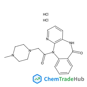 11-[(4-Methyl-1-piperazinyl)acetyl]-5,11-dihydro-6H-pyrido[2,3-b][1,4]benzodiazepin-6-one dihydrochloride