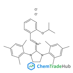 [1,3-bis(2,4,6-trimethylphenyl)imidazolidin-2-ylidene]-dichloro-[(2-isopropoxyphenyl)methylene]ruthenium