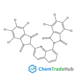 4,5,6,7-Tetrachloro-2-[2-(4,5,6,7-tetrachloro-1,3-dioxo-2,3-dihydro-1H-inden-2-yl)-8-quinolinyl]-1H-isoindole-1,3(2H)-dione