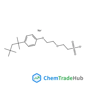 Sodium 2-{2-[4-(2,4,4-trimethyl-2-pentanyl)phenoxy]ethoxy}ethanesulfonate