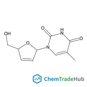 1-[(2R,5S)-5-(Hydroxymethyl)-2,5-dihydro-2-furanyl]-5-methyl-2,4(1H,3H)-pyrimidinedione