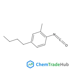 Benzene, 4-butyl-1-isocyanato-2-methyl- structure