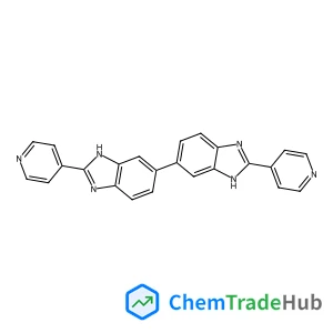 2,2'-Di(4-pyridinyl)-3H,3'H-5,5'-bibenzimidazole structure 2,2'-Di(4-pyridinyl)-3H,3'H-5,5'-bibenzimidazole structure