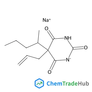 Sodium 5-allyl-2,4,6-trioxo-5-(2-pentanyl)tetrahydro-2H-pyrimidin-1-ide