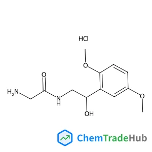 N-[2-(2,5-Dimethoxyphenyl)-2-hydroxyethyl]glycinamide hydrochloride (1:1)