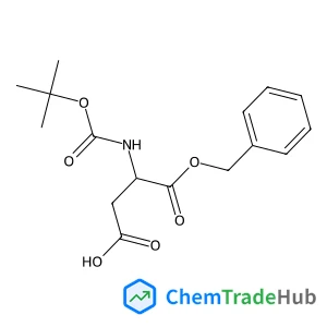 (3S)-4-(Benzyloxy)-3-({[(2-methyl-2-propanyl)oxy]carbonyl}amino)-4-oxobutanoic acid