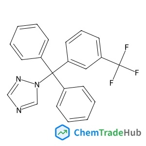 1-{Diphenyl[3-(trifluoromethyl)phenyl]methyl}-1H-1,2,4-triazole
