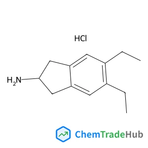 5,6-Diethyl-2-indanamine hydrochloride (1:1)