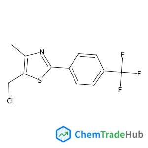 5-(Chloromethyl)-4-methyl-2-[4-(trifluoromethyl)phenyl]-1,3-thiazole