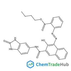 Butyl 2-[(E)-{2-hydroxy-3-[(2-oxo-2,3-dihydro-1H-benzimidazol-5-yl)carbamoyl]-1-naphthyl}diazenyl]benzoate