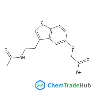({3-[2-(ACETYLAMINO)ETHYL]-1H-INDOL-5-YL}OXY)ACETIC ACID