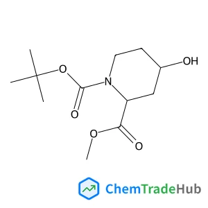 2-Methyl 1-(2-methyl-2-propanyl) (2R,4S)-4-hydroxy-1,2-piperidinedicarboxylate