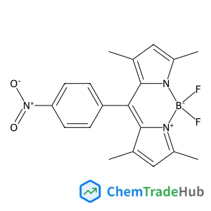 {2-[(3,5-Dimethyl-2H-pyrrol-2-ylidene-kappaN)(4-nitrophenyl)methyl]-3,5-dimethyl-1H-pyrrolato-kappaN}(difluoro)boron