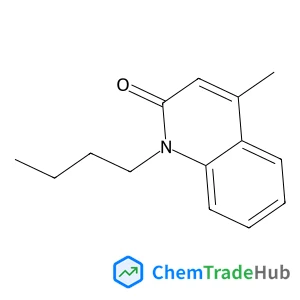 1-Butyl-4-methyl-2(1H)-quinolinone structure