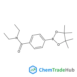 N,N-Diethyl-4-(4,4,5,5-tetramethyl-1,3,2-dioxaborolan-2-yl)benzamide structure