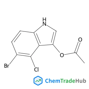 5-Bromo-4-chloro-1H-indol-3-yl acetate