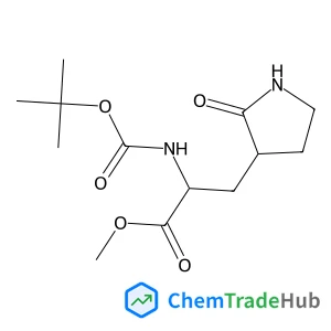(S)-Methyl 2-((tert-butoxycarbonyl)amino)-3-((S)-2-oxopyrrolidin-3-yl)propanoate