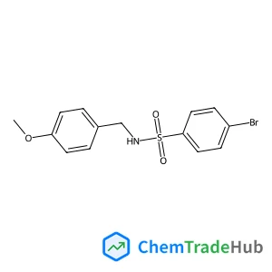 4-Bromo-N-(4-methoxybenzyl)benzenesulfonamide structure 4-Bromo-N-(4-methoxybenzyl)benzenesulfonamide structure