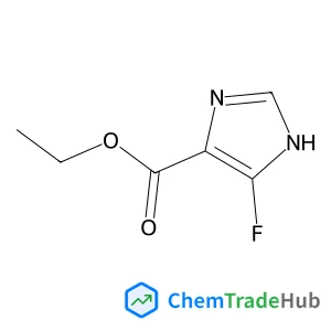 Ethyl 4-fluoro-1H-imidazole-5-carboxylate Chemical_Structure_Of