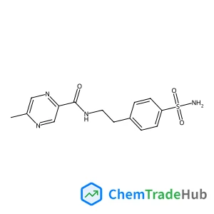 5-Methyl-N-[2-(4-sulfamoylphenyl)ethyl]-2-pyrazinecarboxamide