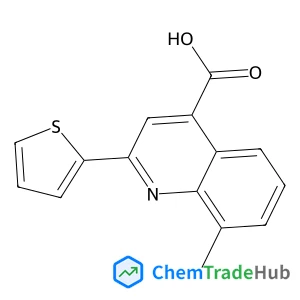 8-Methyl-2-(2-thienyl)-4-quinolinecarboxylic acid 8-Methyl-2-(2-thienyl)-4-quinolinecarboxylic acid