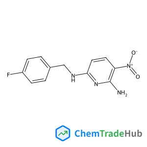 N~6~-(4-Fluorobenzyl)-3-nitro-2,6-pyridinediamine