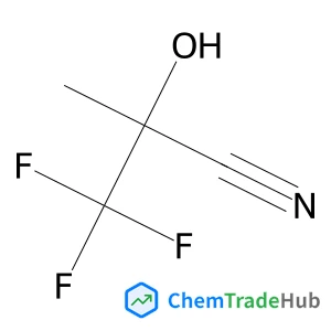 3,3,3-Trifluoro-2-hydroxy-2-methylpropanenitrile structure