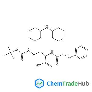 (2S)-2-{[(Benzyloxy)carbonyl]amino}-4-({[(2-methyl-2-propanyl)oxy]carbonyl}amino)butanoic acid - N-cyclohexylcyclohexanamine (1:1)