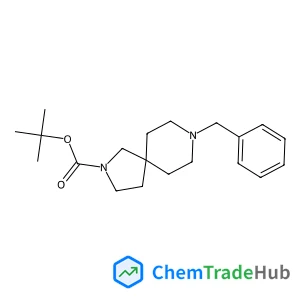 tert-butyl 8-benzyl-2,8-diazaspiro[4.5]decane-2-carboxylate structure