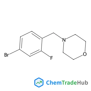 4-(4-Bromo-2-fluorobenzyl)morpholine structure 4-(4-Bromo-2-fluorobenzyl)morpholine structure