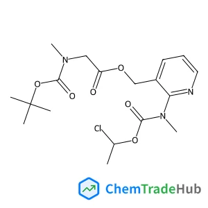 (2-{[(1-Chloroethoxy)carbonyl](methyl)amino}-3-pyridinyl)methyl N-methyl-N-{[(2-methyl-2-propanyl)oxy]carbonyl}glycinate