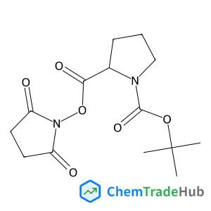 2,5-Dioxo-1-pyrrolidinyl 1-{[(2-methyl-2-propanyl)oxy]carbonyl}-L-prolinate