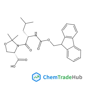 (4S)-3-{N-[(9H-Fluoren-9-ylmethoxy)carbonyl]-L-leucyl}-2,2-dimethyl-1,3-oxazolidine-4-carboxylic acid