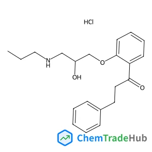 1-{2-[2-Hydroxy-3-(propylamino)propoxy]phenyl}-3-phenyl-1-propanone hydrochloride (1:1)