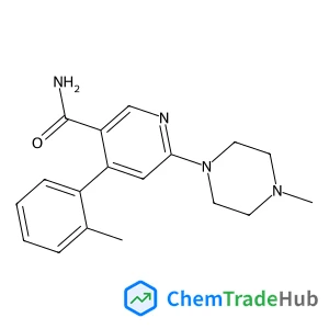 6-(4-Methylpiperazin-1-yl)-4-(o-tolyl)nicotinamide