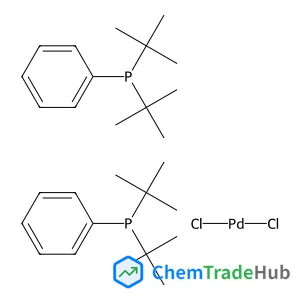 Bis(2-methyl-2-propanyl)(phenyl)phosphine - dichloropalladium (2:1)