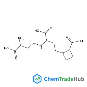 (2S)-1-[(3S)-3-[[(3S)-3-amino-3-carboxypropyl]amino]-3-carboxypropyl]azetidine-2-carboxylic acid