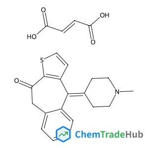 4-(1-Methyl-4-piperidinylidene)-4,9-dihydro-10H-benzo[4,5]cyclohepta[1,2-b]thiophen-10-one (2E)-2-butenedioate (1:1)